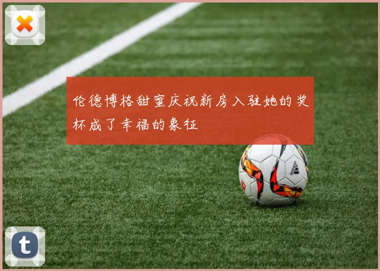 伦德博格甜蜜庆祝新房入驻她的奖杯成了幸福的象征